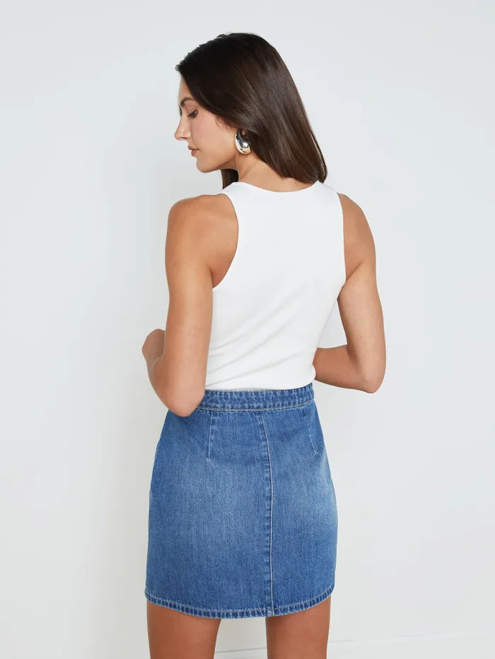 Women L039Agence Tees Adira Tank White Women L039Agence Tees Adira Tank White