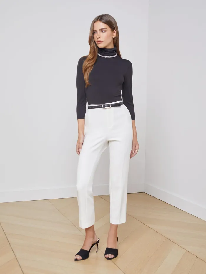 Women L039Agence Tees Aja Turtleneck Black Women L039Agence Tees Aja Turtleneck Black