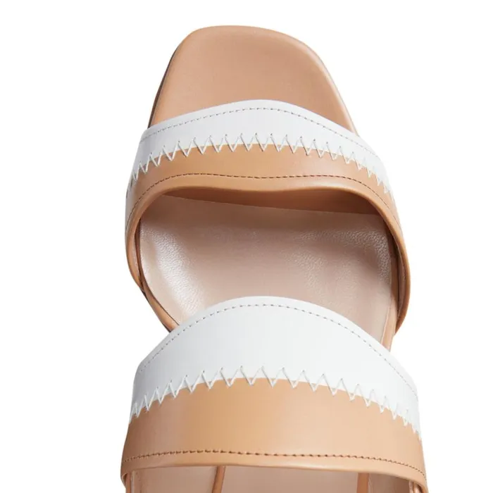 Women Leather Sandal Natural Fratelli Rossetti Sandals