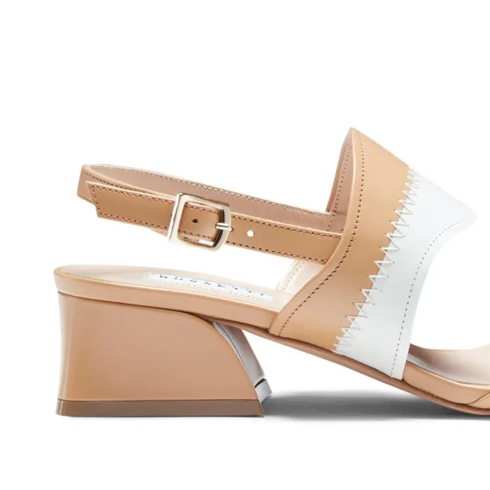 Women Leather Sandal Natural Fratelli Rossetti Sandals