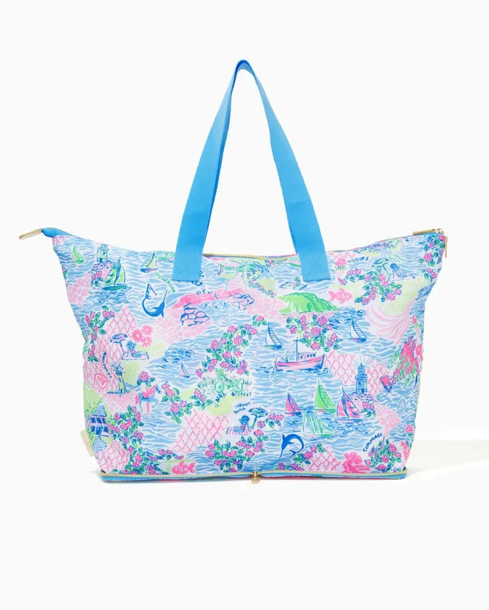 Women Lilly Pulitzer Bags Getaway Packable Tote Multi Lilly Loves Marthas Vineyard Women Lilly Pulitzer Bags Getaway Packable Tote Multi Lilly Loves Marthas Vineyard