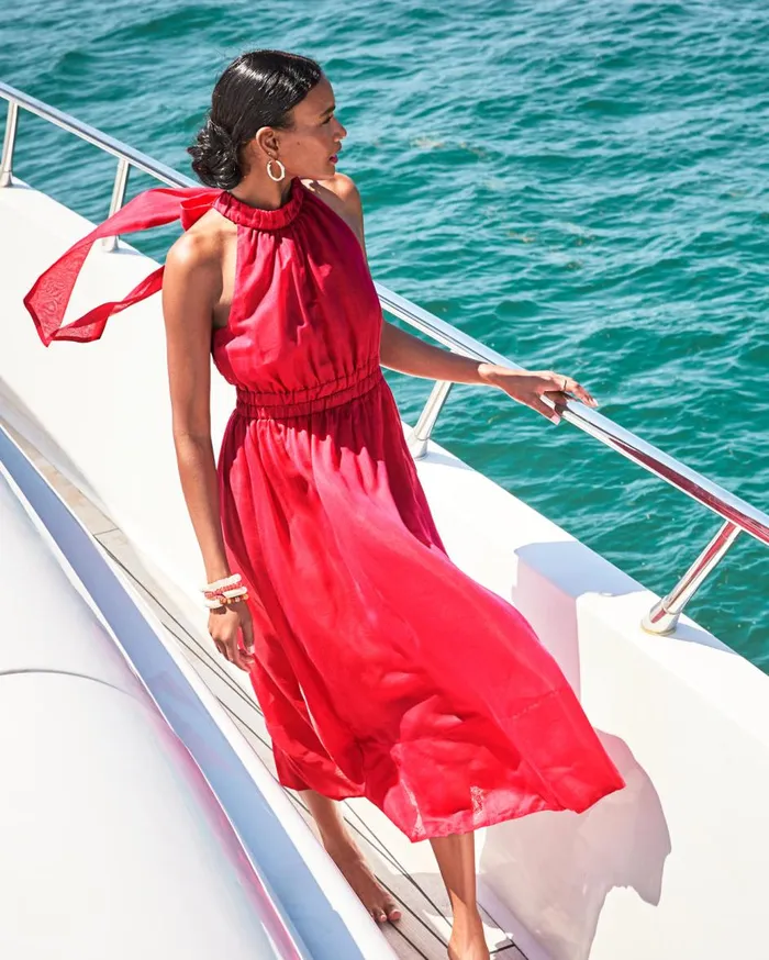 Women Lilly Pulitzer Dresses Marleen Halter Midi Dress Poinsettia Red Women Lilly Pulitzer Dresses Marleen Halter Midi Dress Poinsettia Red