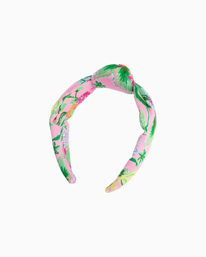 Women Lilly Pulitzer Hats and Hair Slim Knot Headband Multi Via Amore Spritzer