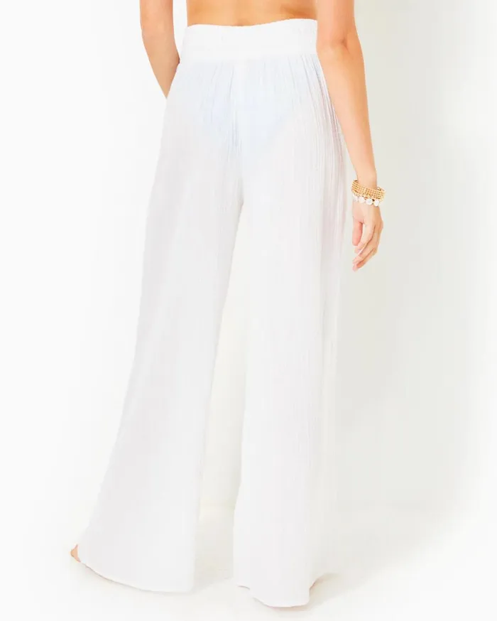 Women Lilly Pulitzer Swim 30034 Enzo Cotton CoverUp Pant Resort White Women Lilly Pulitzer Swim 30034 Enzo Cotton CoverUp Pant Resort White