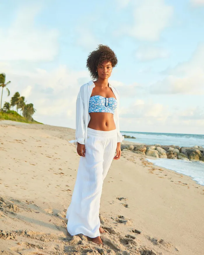 Women Lilly Pulitzer Swim 30034 Enzo Cotton CoverUp Pant Resort White Women Lilly Pulitzer Swim 30034 Enzo Cotton CoverUp Pant Resort White