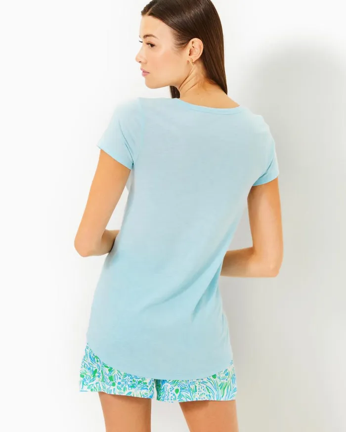 Women Lilly Pulitzer Tops Etta Scoop Neck Top Multi Bahamas Beachcomber Women Lilly Pulitzer Tops Etta Scoop Neck Top Multi Bahamas Beachcomber
