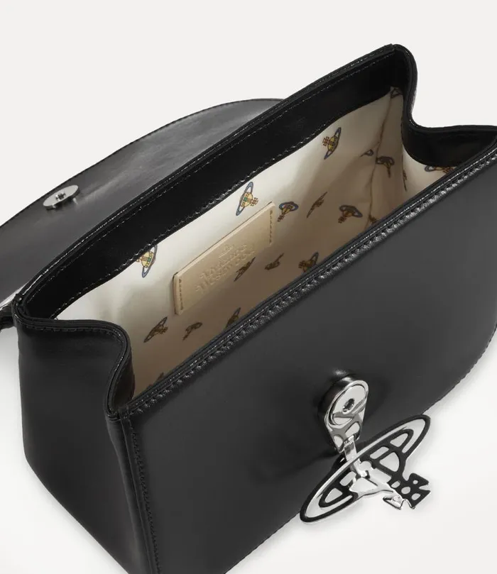 Women Linda Crossbody Bag Black Vivienne Westwood Crossbody Bags