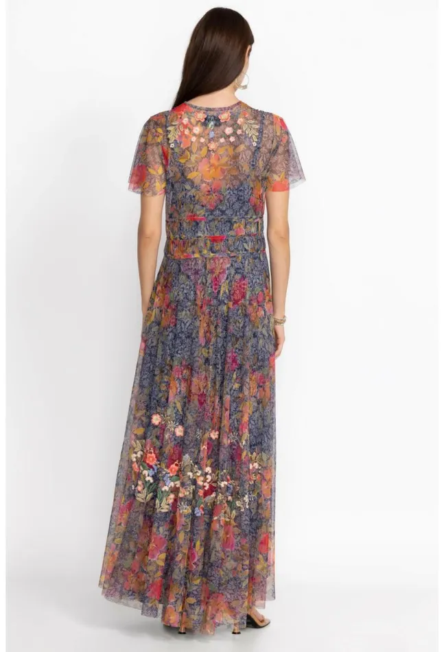 Women Locust Mesh Dress Locust Johnny Was Dresses
