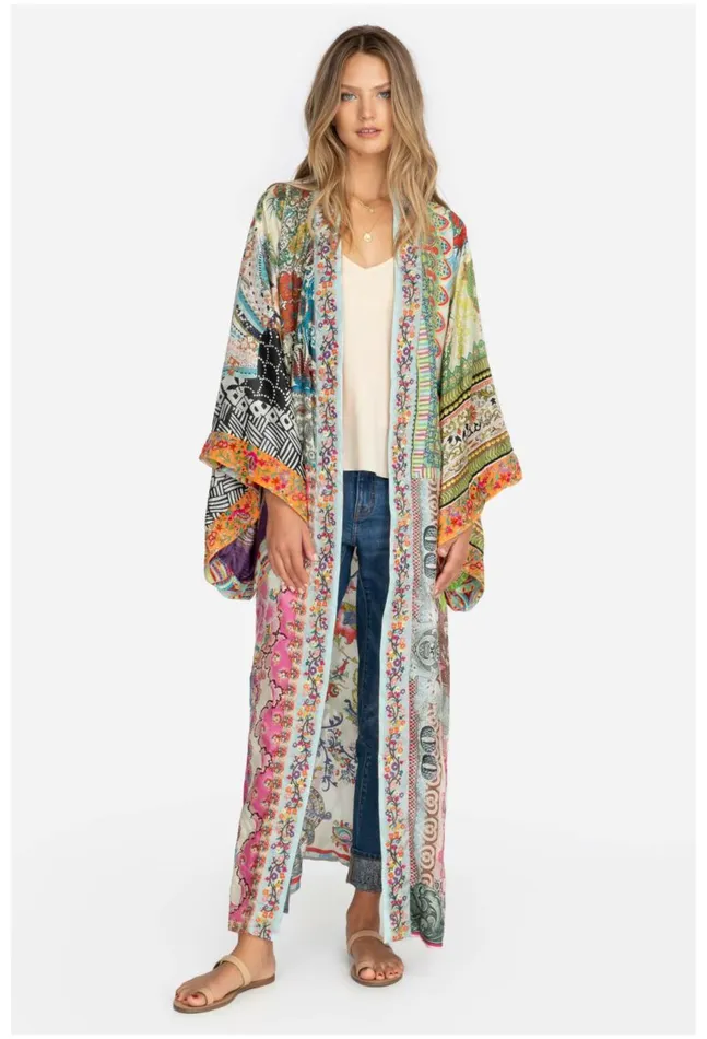 Women Long Kimono Multi Johnny Was Kimonos