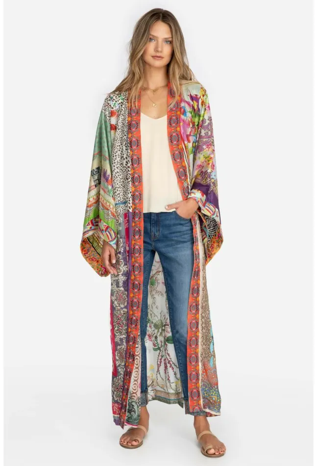 Women Long Kimono Multi Johnny Was Kimonos