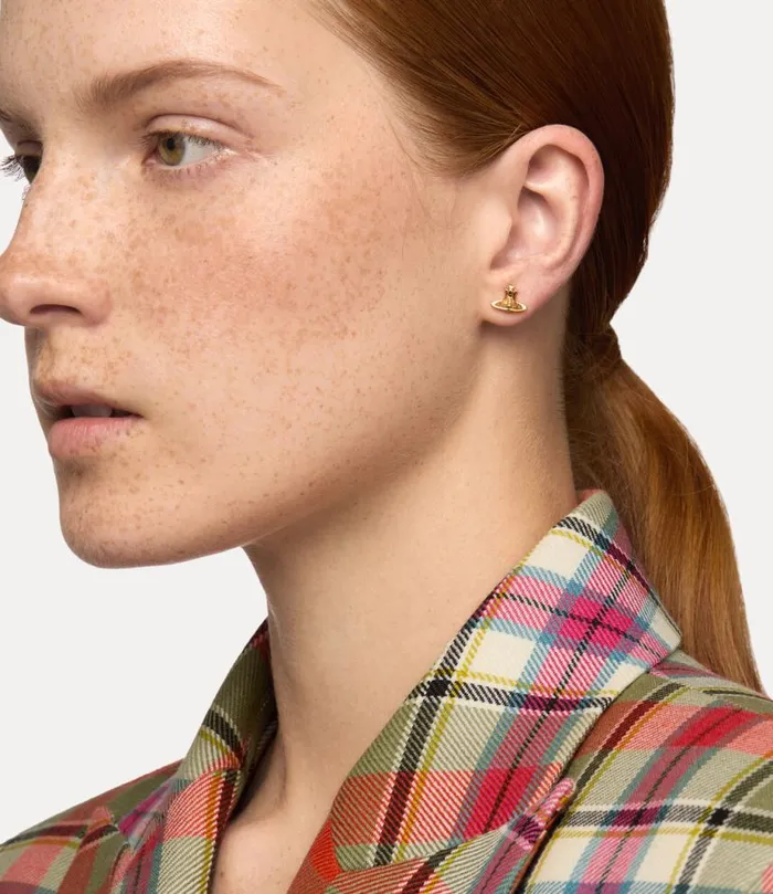 Women Lorelei Stud Earrings Gold Vivienne Westwood Classic Styles Women Lorelei Stud Earrings Gold Vivienne Westwood Classic Styles