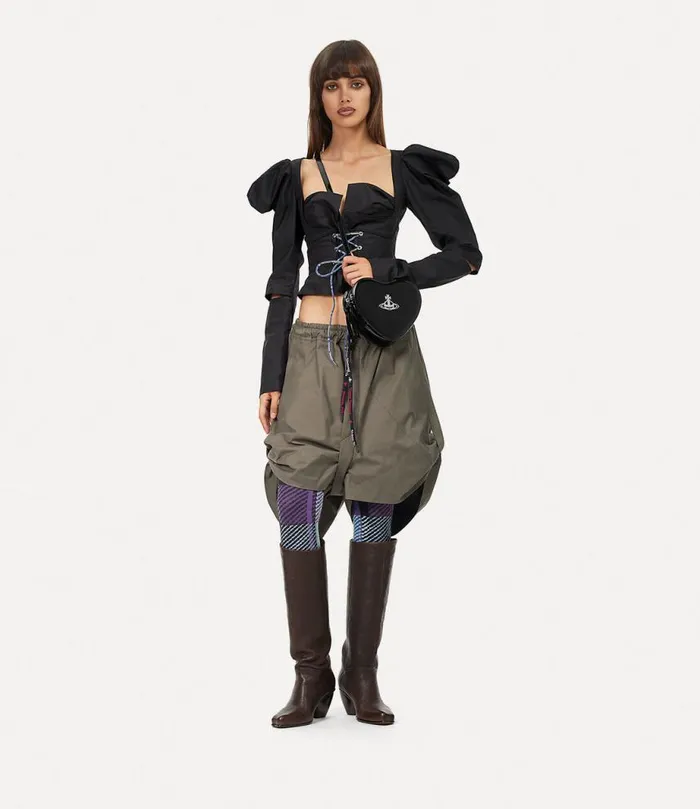 Women Louise Heart Crossbody Bag Black Vivienne Westwood Crossbody Bags Women Louise Heart Crossbody Bag Black Vivienne Westwood Crossbody Bags