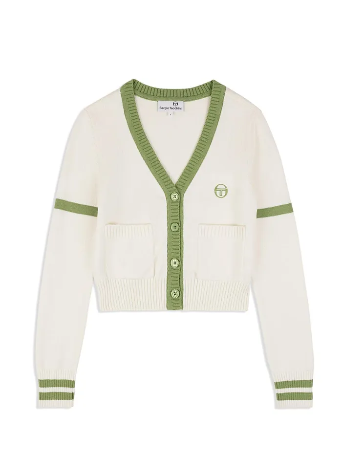 Women Loungewear Sergio Tacchini Lucia Knit Cardigan Gardenia