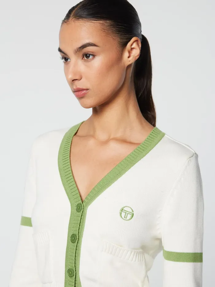 Women Loungewear Sergio Tacchini Lucia Knit Cardigan Gardenia