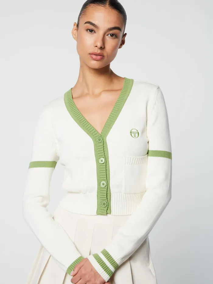 Women Loungewear Sergio Tacchini Lucia Knit Cardigan Gardenia