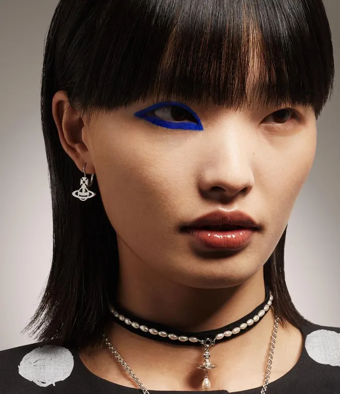 Women Lucy Drop Earrings Platinum Vivienne Westwood Classic Styles Women Lucy Drop Earrings Platinum Vivienne Westwood Classic Styles