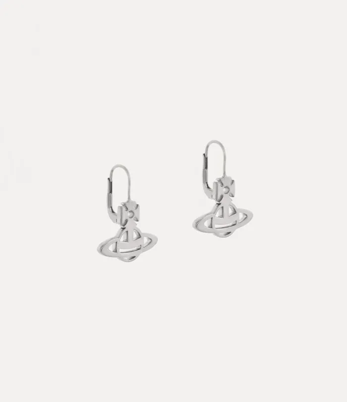 Women Lucy Drop Earrings Platinum Vivienne Westwood Classic Styles Women Lucy Drop Earrings Platinum Vivienne Westwood Classic Styles