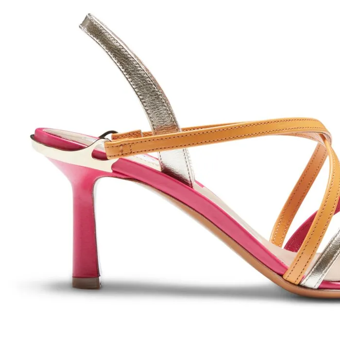 Women Magenta Sandal Mango Fratelli Rossetti Sandals