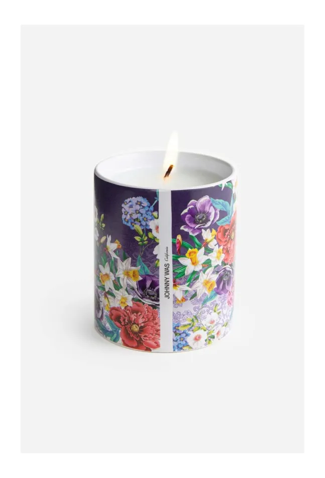 Women Malibu Rose Candle Malibu Rose Johnny Was Home Fragrance