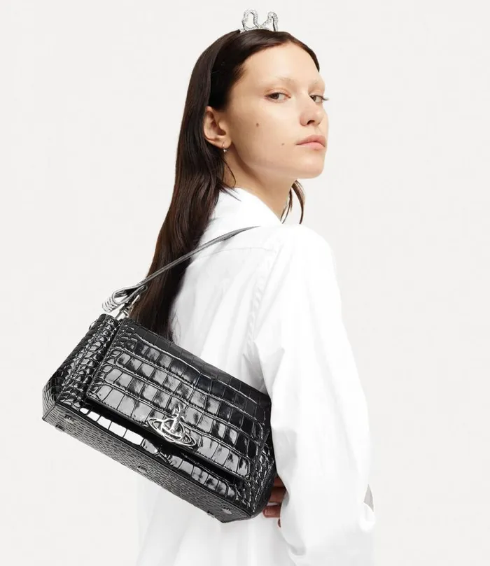 Women Medium Hazel Handbag Black Vivienne Westwood The Hazel Women Medium Hazel Handbag Black Vivienne Westwood The Hazel