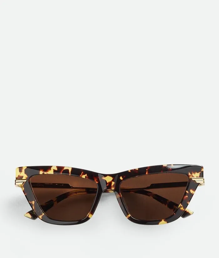 WomenMen Bottega Veneta Sunglasses Classic Acetate Cat Eye Sunglasses Havana Gold Brown WomenMen Bottega Veneta Sunglasses Classic Acetate Cat Eye Sunglasses Havana Gold Brown