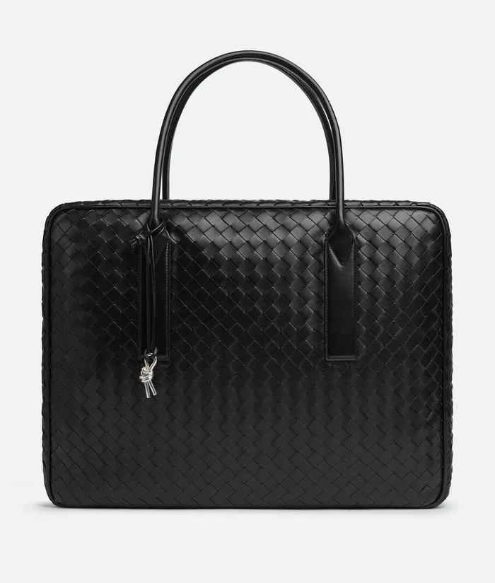 WomenMen Bottega Veneta Travel Bags Getaway Large Weekender Black