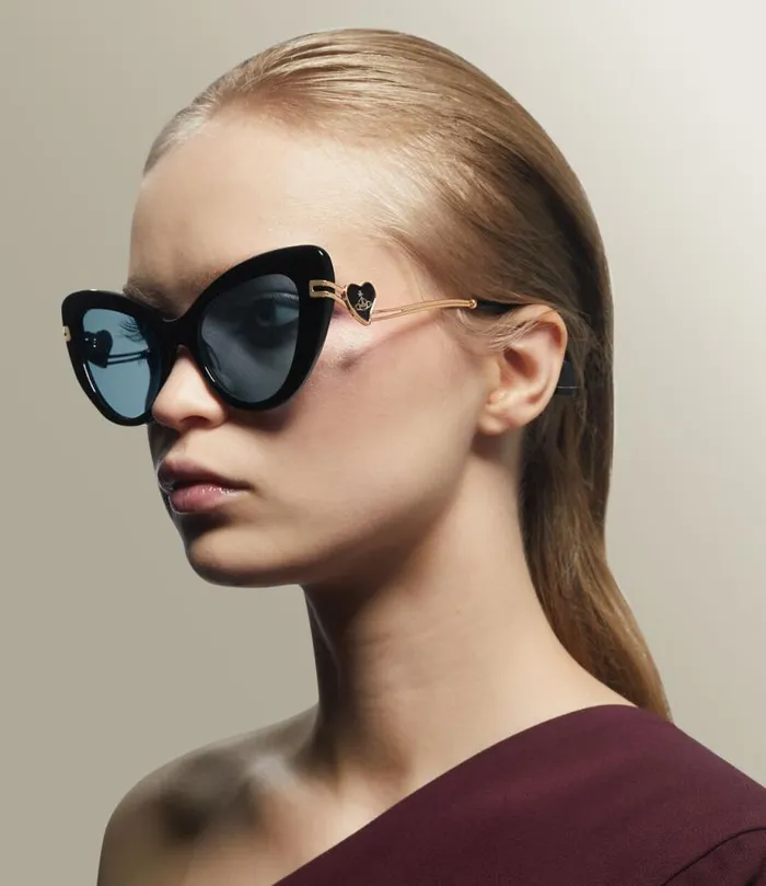 WomenMen Liza Black Vivienne Westwood Sunglasses WomenMen Liza Black Vivienne Westwood Sunglasses