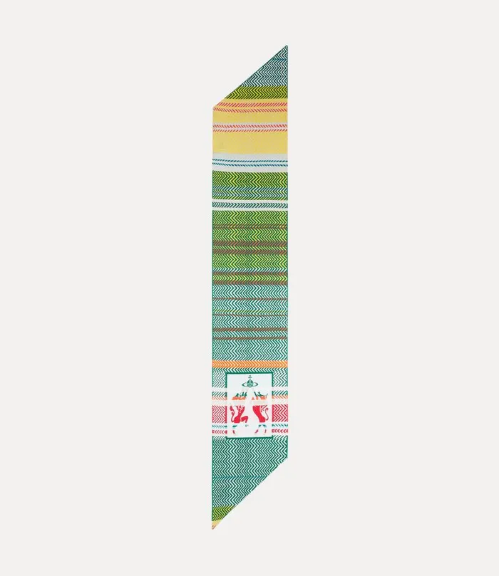 WomenMen Two Point Scarf Green Vivienne Westwood Scarves And Ponchos