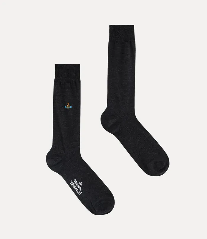 WomenMen Uni Colour Sock Anthracite Vivienne Westwood Socks And Tights WomenMen Uni Colour Sock Anthracite Vivienne Westwood Socks And Tights