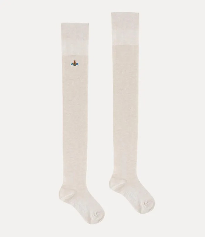 WomenMen Uni Over The Knee Sock Pearl Vivienne Westwood Socks And Tights WomenMen Uni Over The Knee Sock Pearl Vivienne Westwood Socks And Tights