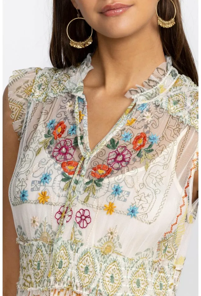 Women Merida Mesh Dress Multi Johnny Was Dresses