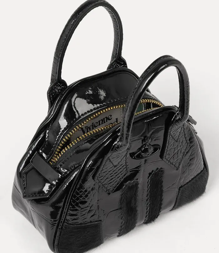 Women Mini Yasmine Chain Bag Blackenamelorb Vivienne Westwood Handbags Women Mini Yasmine Chain Bag Blackenamelorb Vivienne Westwood Handbags