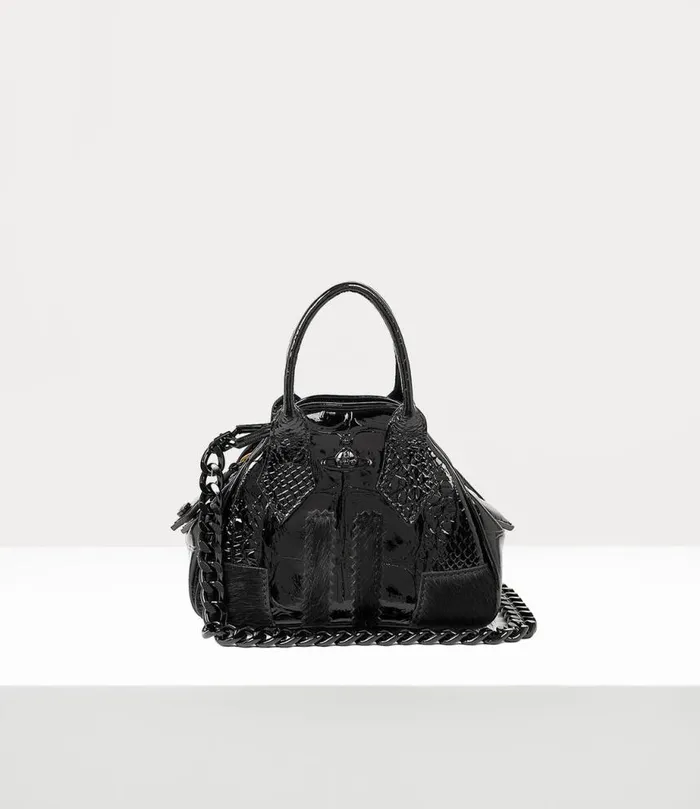 Women Mini Yasmine Chain Bag Blackenamelorb Vivienne Westwood Handbags Women Mini Yasmine Chain Bag Blackenamelorb Vivienne Westwood Handbags