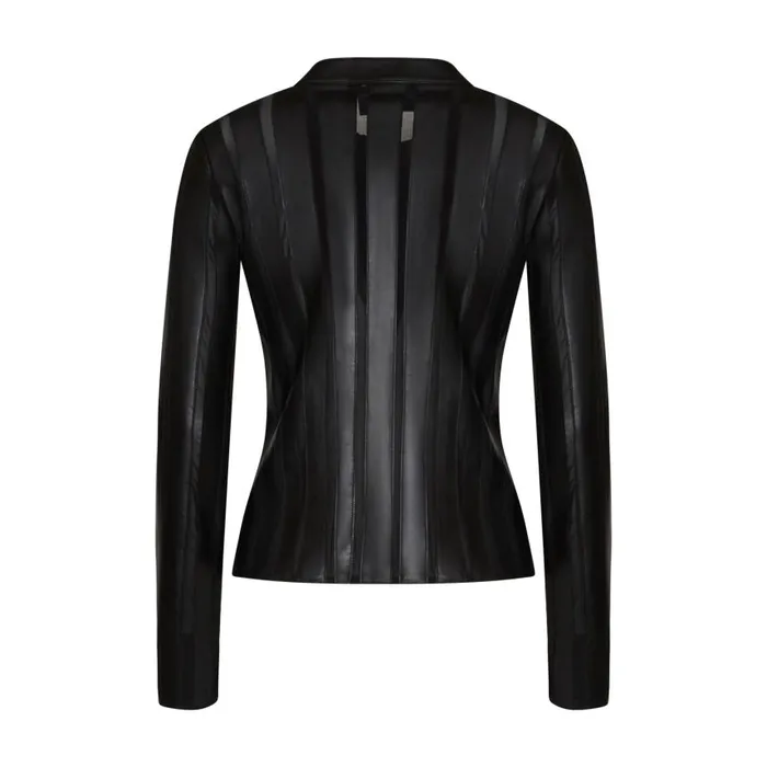 Women Nappa Leather And Organza Jacket Black Fratelli Rossetti View All Women Nappa Leather And Organza Jacket Black Fratelli Rossetti View All