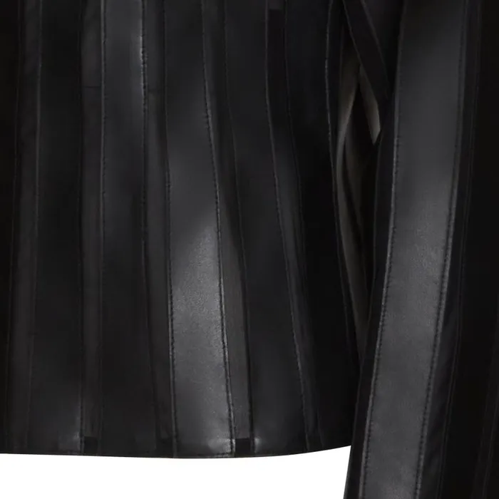 Women Nappa Leather And Organza Jacket Black Fratelli Rossetti View All Women Nappa Leather And Organza Jacket Black Fratelli Rossetti View All