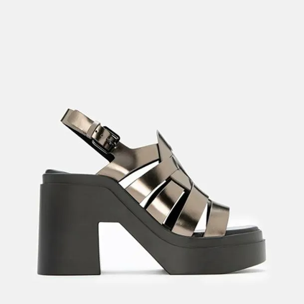 Women NINDY Gloss Metallic Gobi Clergerie Sandals
