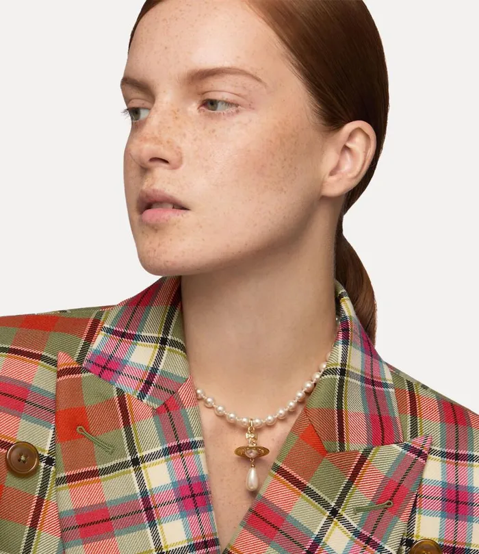 Women One Row Pearl Drop Choker Goldpearlmulti Vivienne Westwood Necklaces Women One Row Pearl Drop Choker Goldpearlmulti Vivienne Westwood Necklaces