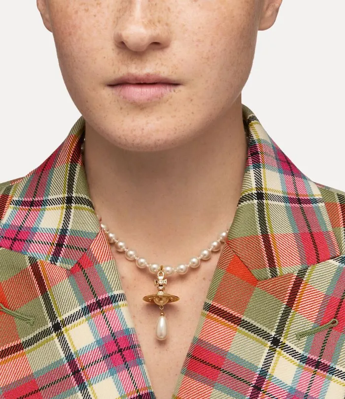 Women One Row Pearl Drop Choker Goldpearlmulti Vivienne Westwood Necklaces Women One Row Pearl Drop Choker Goldpearlmulti Vivienne Westwood Necklaces