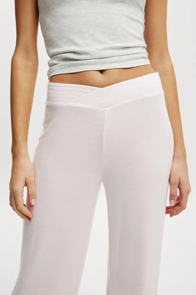 Women Pajamas Cotton On Super Soft V Front Pant Tender Touch Pink