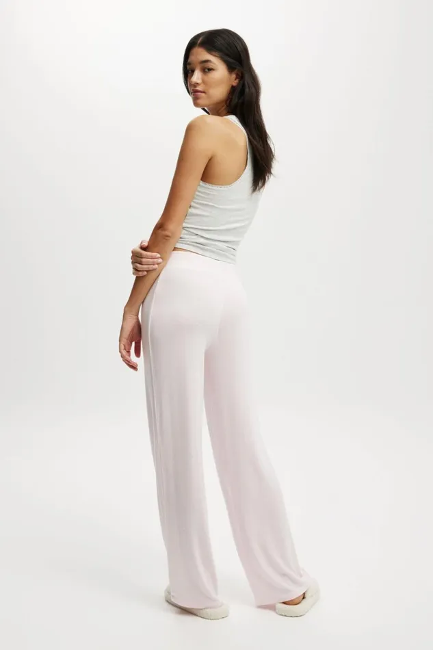 Women Pajamas Cotton On Super Soft V Front Pant Tender Touch Pink