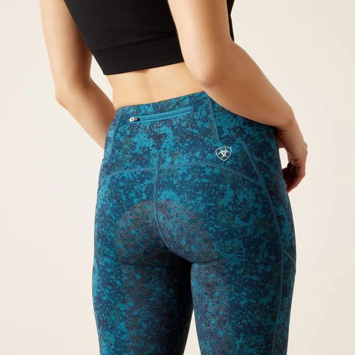 Women Pants and Shorts Ariat Eos Full Seat Tight Deep Petroleum Camo Floral Women Pants and Shorts Ariat Eos Full Seat Tight Deep Petroleum Camo Floral