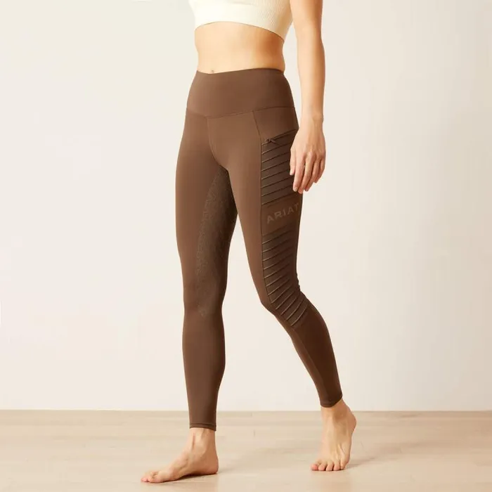 Women Pants and Shorts Ariat Eos Moto Full Seat Tight Banyan Bark