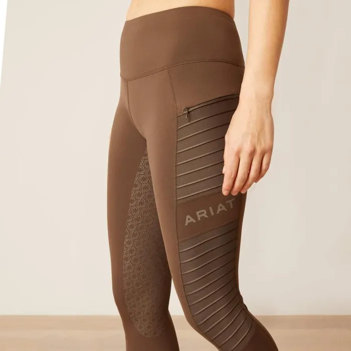 Women Pants and Shorts Ariat Eos Moto Full Seat Tight Banyan Bark Women Pants and Shorts Ariat Eos Moto Full Seat Tight Banyan Bark