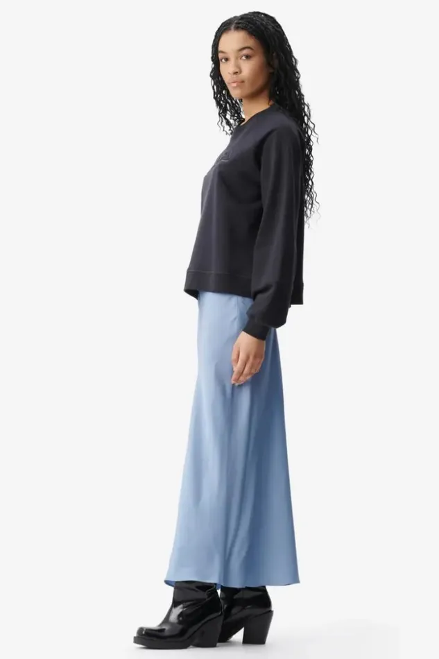 Women Pants and Skirts Lala Berlin Skirt Sasai Viscose Mix Faded Denim Women Pants and Skirts Lala Berlin Skirt Sasai Viscose Mix Faded Denim
