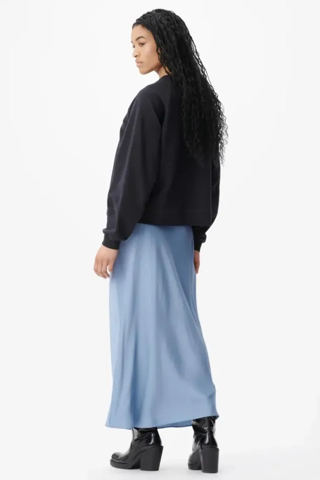 Women Pants and Skirts Lala Berlin Skirt Sasai Viscose Mix Faded Denim Women Pants and Skirts Lala Berlin Skirt Sasai Viscose Mix Faded Denim