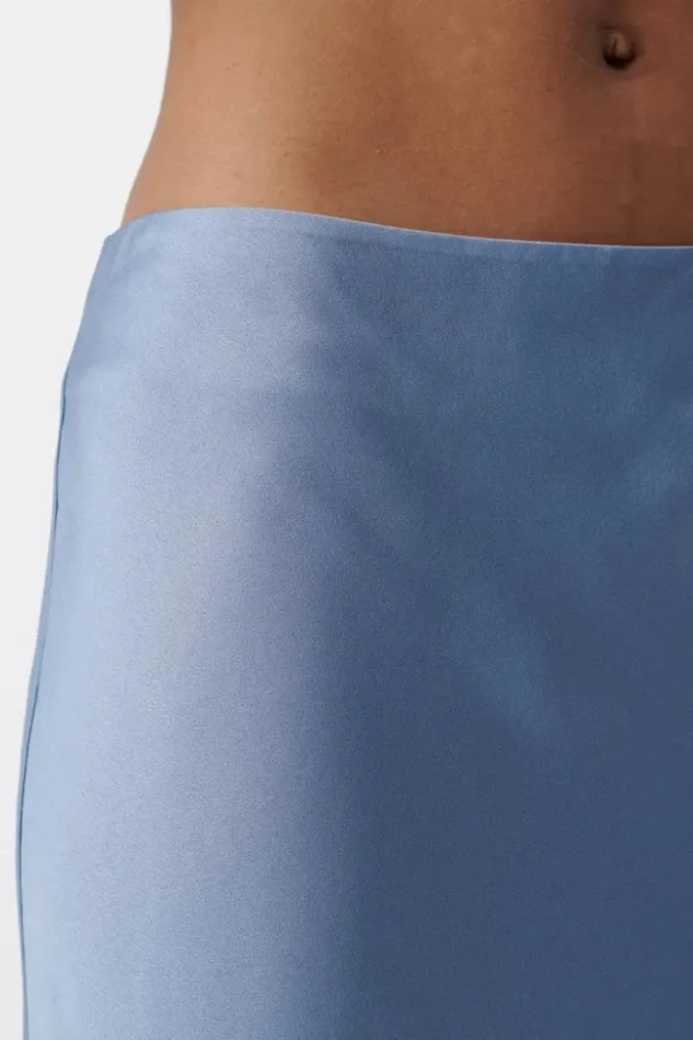 Women Pants and Skirts Lala Berlin Skirt Sasai Viscose Mix Faded Denim Women Pants and Skirts Lala Berlin Skirt Sasai Viscose Mix Faded Denim