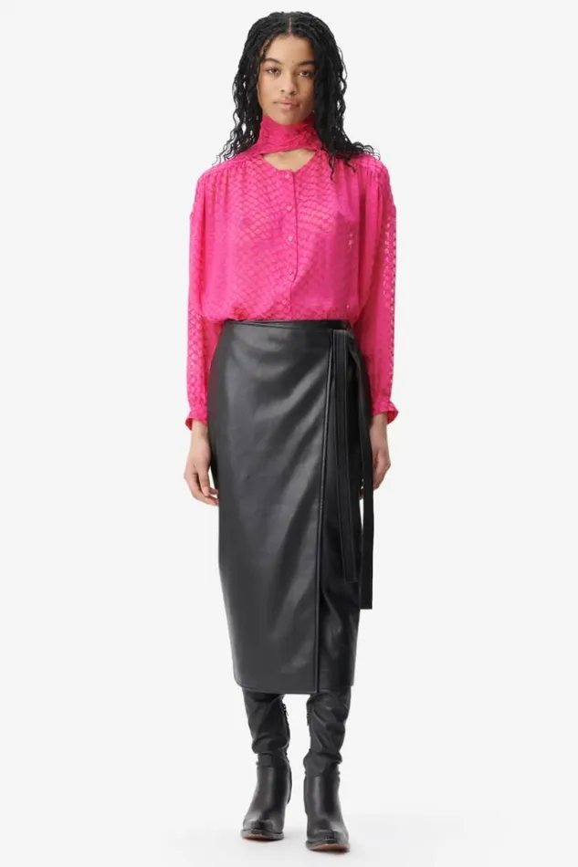 Women Pants and Skirts Lala Berlin Skirt Siana Polyester Mix Black