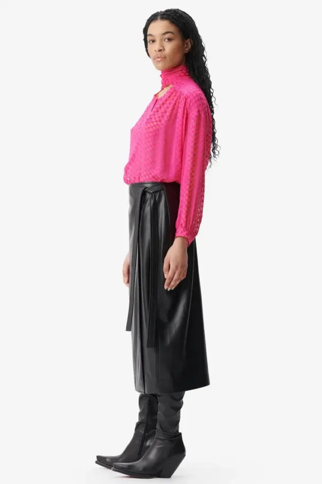 Women Pants and Skirts Lala Berlin Skirt Siana Polyester Mix Black Women Pants and Skirts Lala Berlin Skirt Siana Polyester Mix Black
