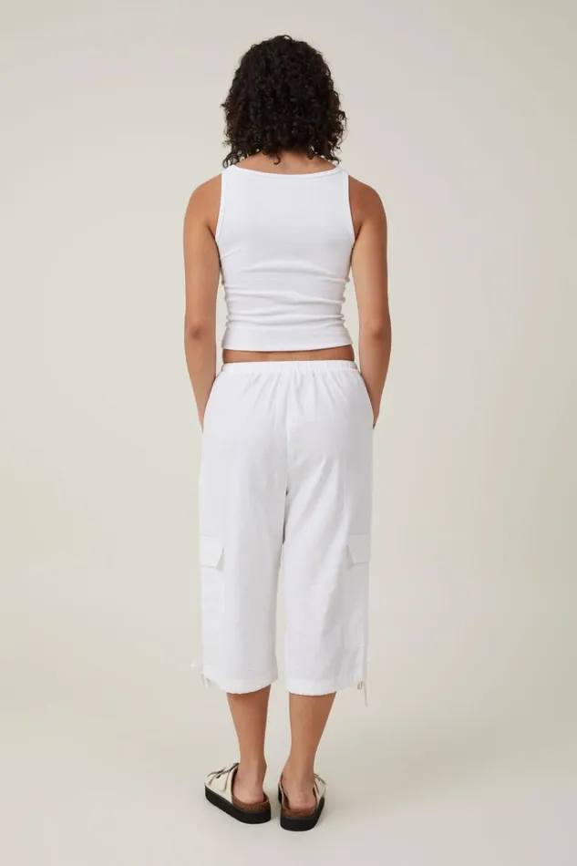Women Pants Cotton On Haven Capri Pant White
