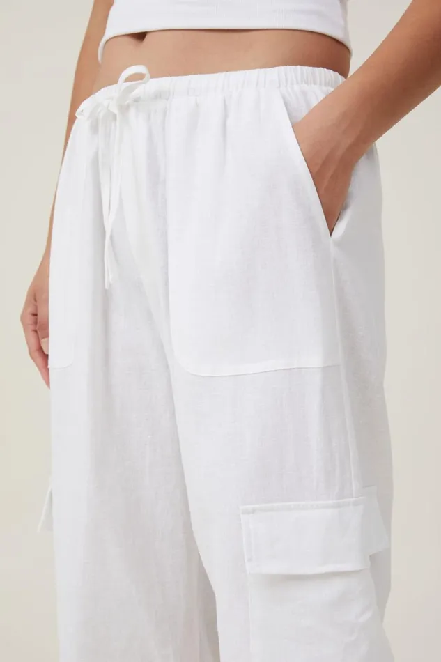 Women Pants Cotton On Haven Capri Pant White